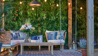 Creating a low-maintenance artificial garden