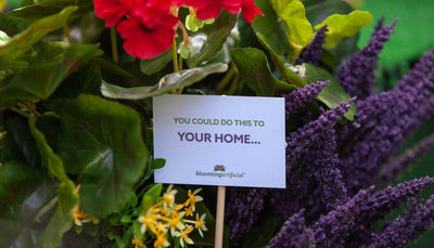 Blooming Artificial's pop up garden