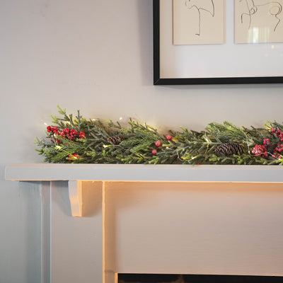 Frosted berry garland