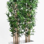 Oriental bamboo screening