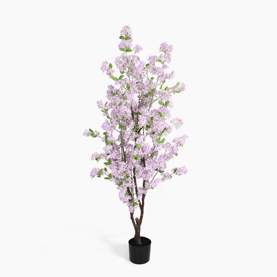 Artificial flowering jasmine tree