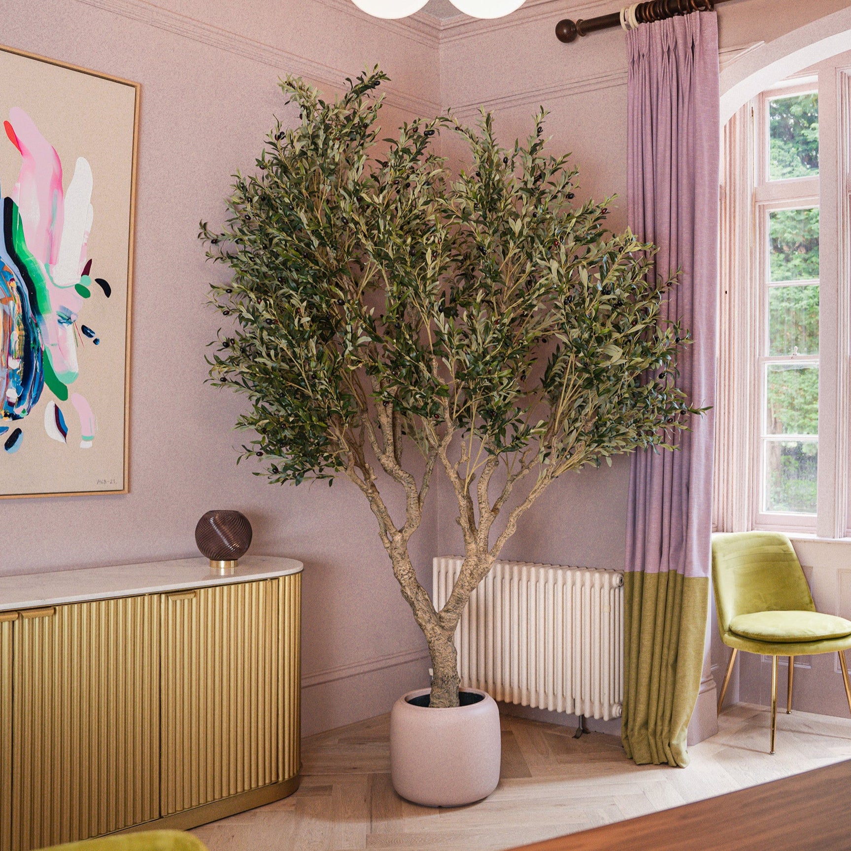 Realistic Giant Artificial Olive Tree - Lifelike