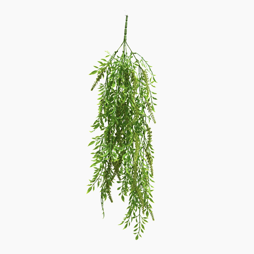 Artificial woodland fern hanging bush