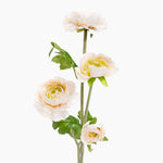 Artificial cloudy ranunculus stem flowers