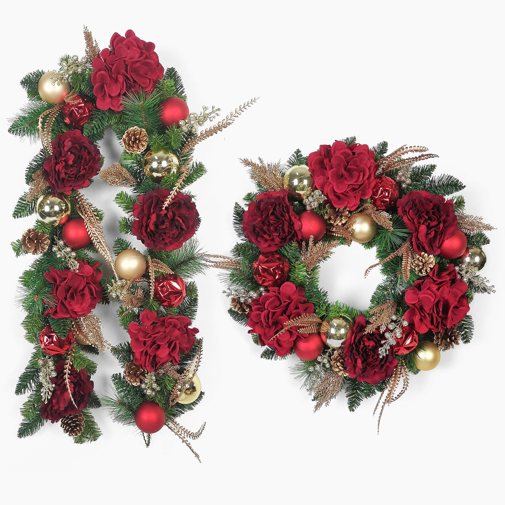 Crimson peony bundle