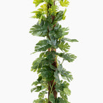Artificial monstera minima foliage