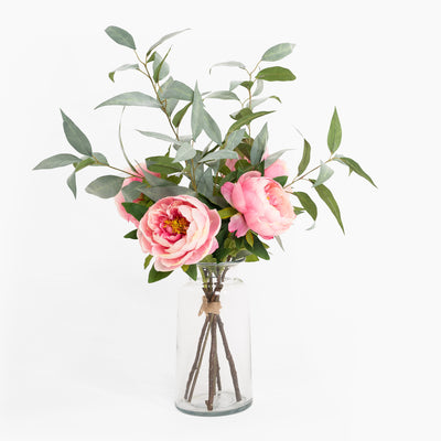 Peony flower arrangement