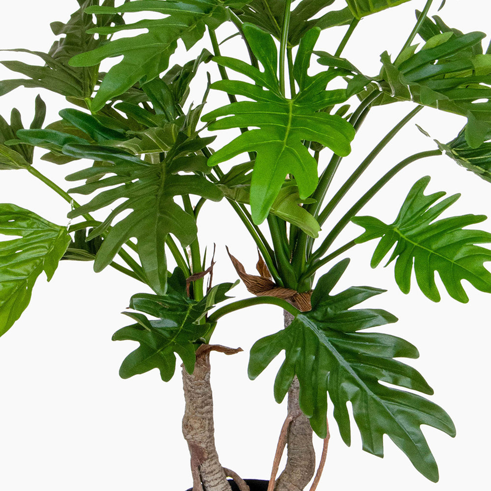 Artificial philodendron plant leaves