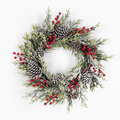 Winter frost wreath