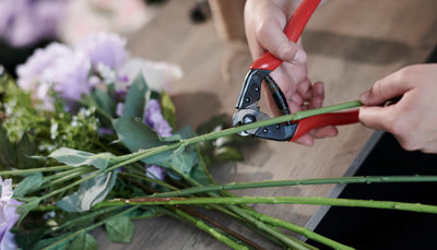 How to trim artificial flower stems