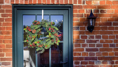 How to craft a DIY faux Christmas wreath