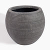 Abby ridged ficonstone plant pot