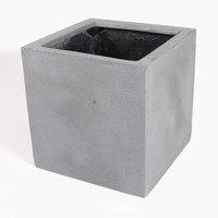 Block fiberstone plant pot