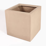 Block fiberstone plant pot