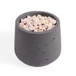 Blush pot topping stones