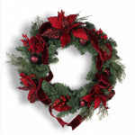 Crimson Christmas wreath