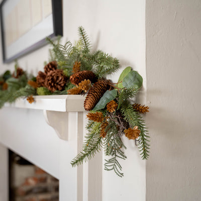 Mixed pine Christmas garland