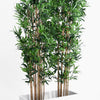 Oriental bamboo screening