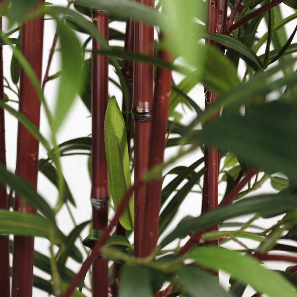 Artificial Asian wonder bamboo burgundy stems