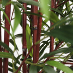 Artificial Asian wonder bamboo burgundy stems