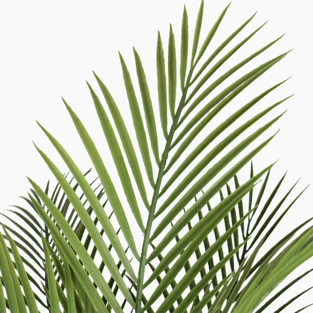Artificial canary palm leaves