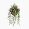Artificial daisy hanging basket