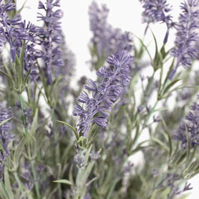 Artificial lavender patio planter flowers