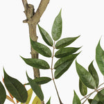 Artificial oriental lacquer tree leaves