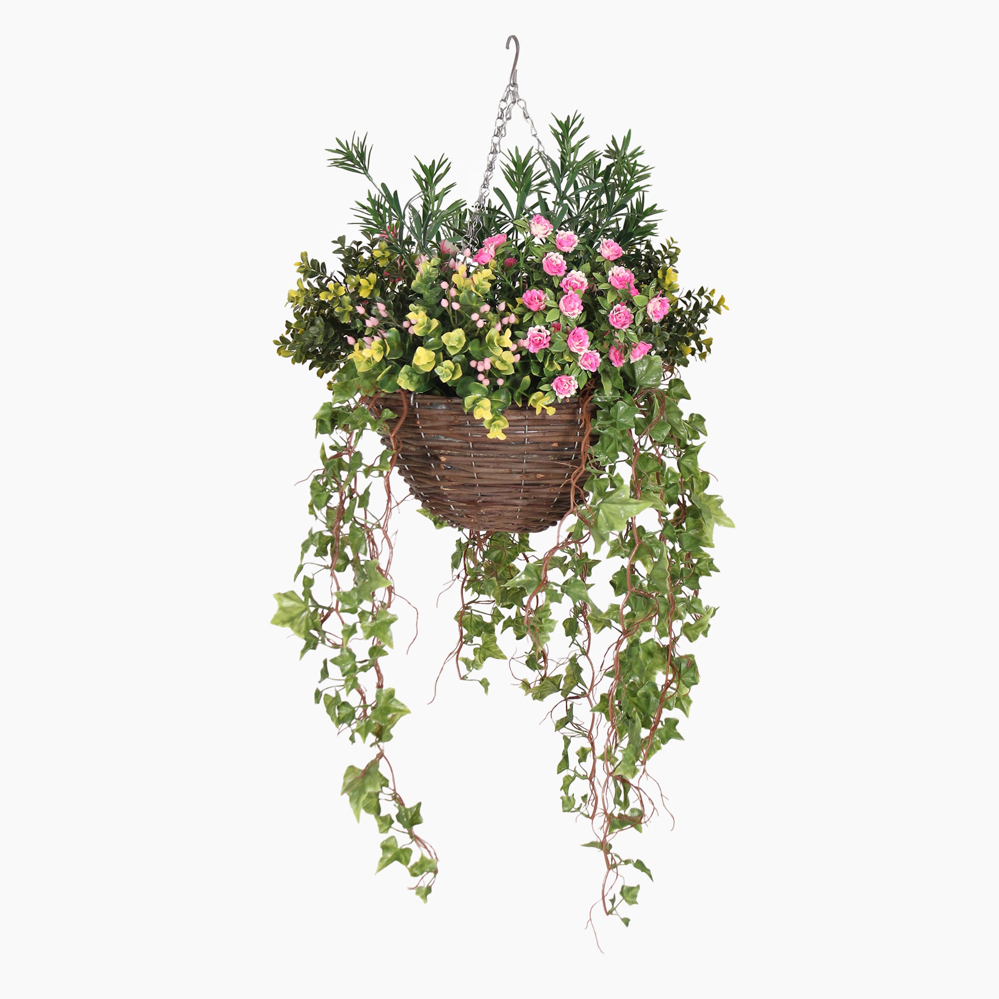 artificial-pink-rose-ivy-