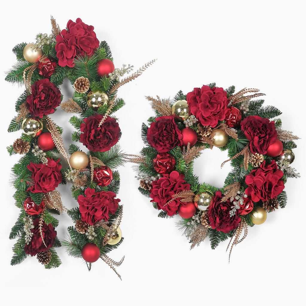 Crimson peony bundle