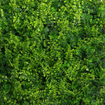 Artificial green leafy wall panel