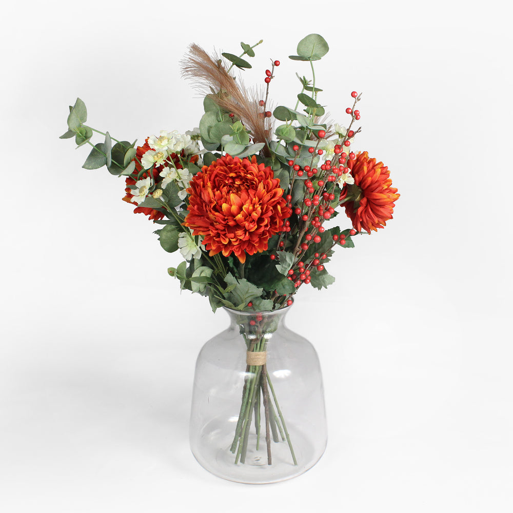 Fireside bloom bouquet