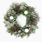 Frosted forest wreath