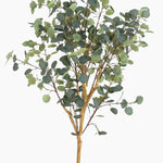 Artificial silver dollar eucalyptus tree foliage