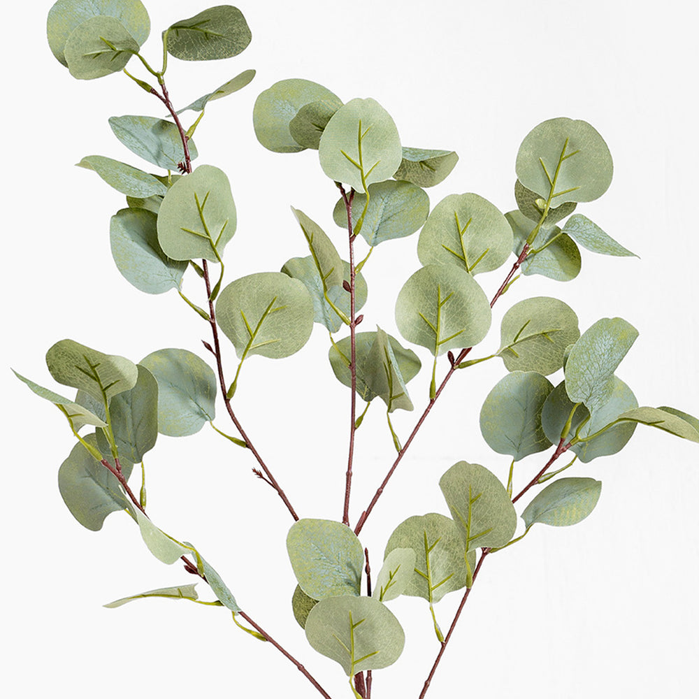 Artificial silver dollar eucalyptus foliage