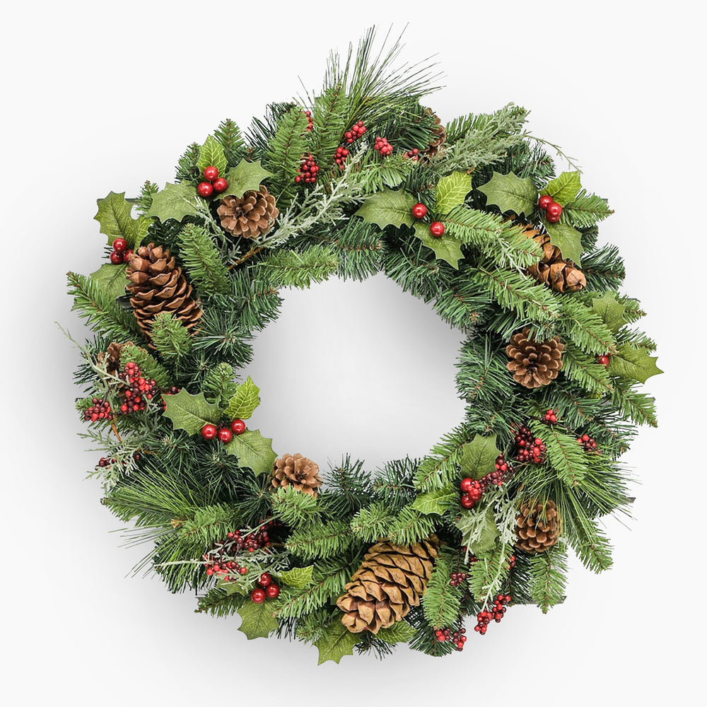 Winter berry wreath