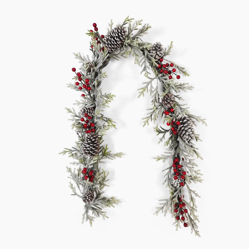 Winter frost garland