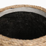 Patt straw grass pot