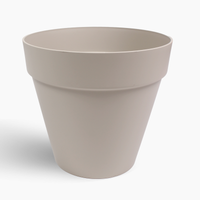 Loft round plastic pot