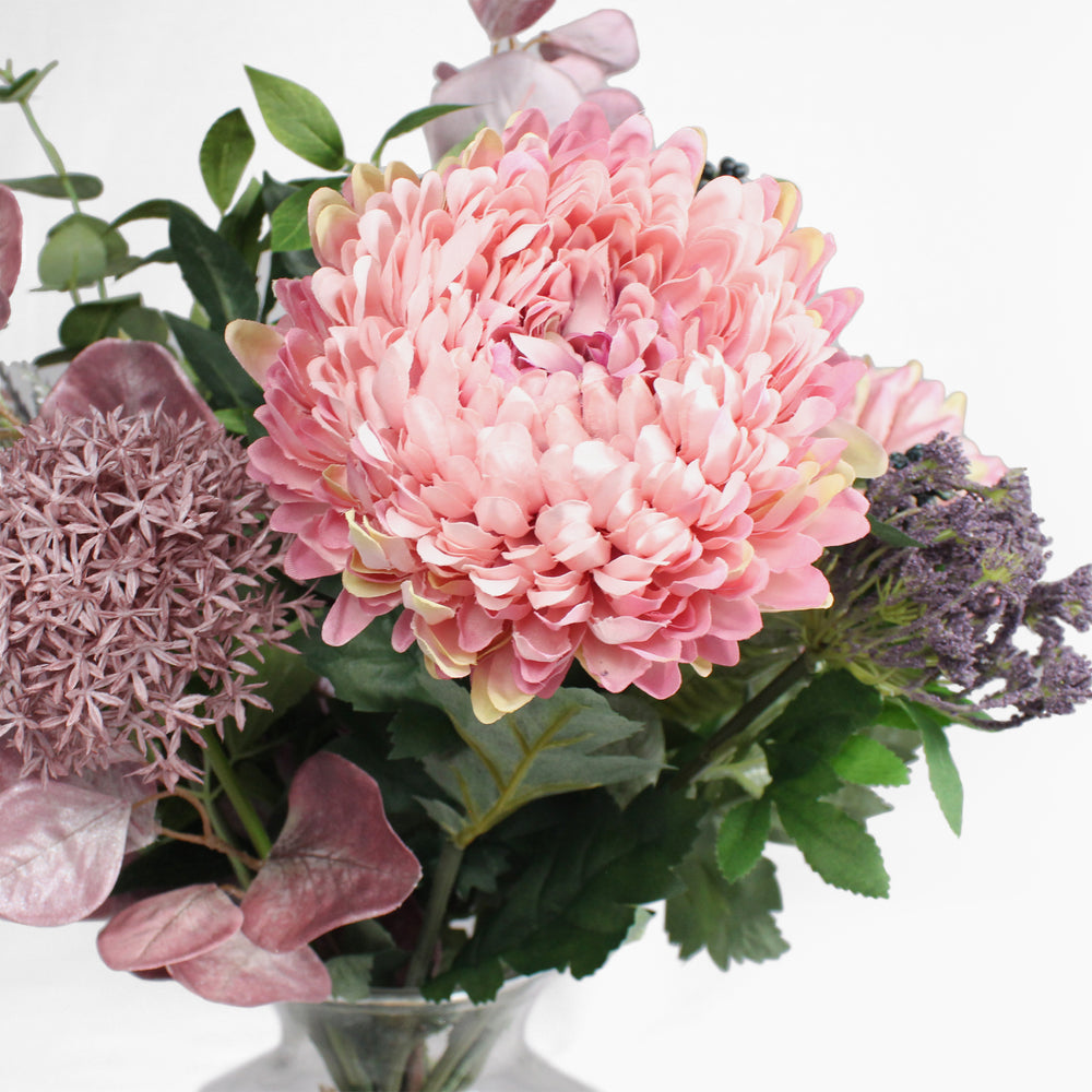 Artificial wild blush bouquet